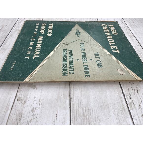 1960 Chevrolet Truck Shop Manual Supplement Tilt Cab Four Wheel Drive Power Tran - Picture 4 of 10